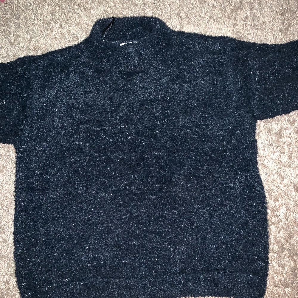 Black/dark blue sparkling sweater